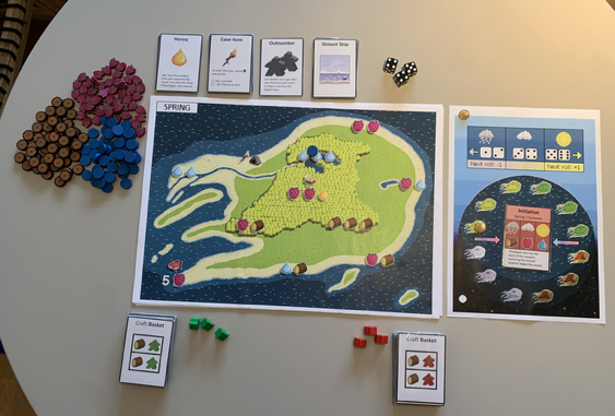 Inkfish Island Brädspel